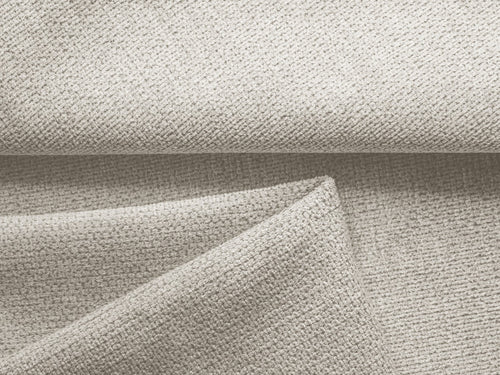 LaMiaSofa hoekbank rechts Genova - chenille stof - zilver - 242x162x86
