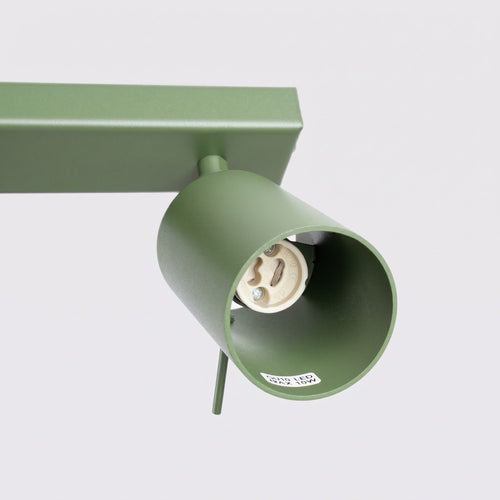 Sollux Lighting Plafondlamp RING 3L salie - 45x6x16cm