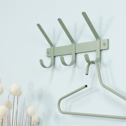 Spinder Design kapstok Dexter 3 - Dusty Green - 3 haken - vtwonen shop