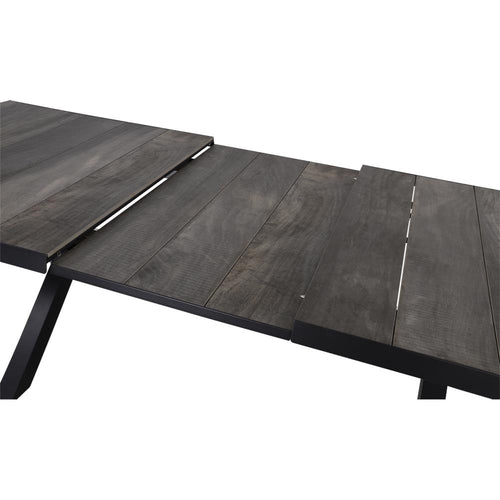Lesli Living tuintafel Castilla - antraciet - 204x102x77cm