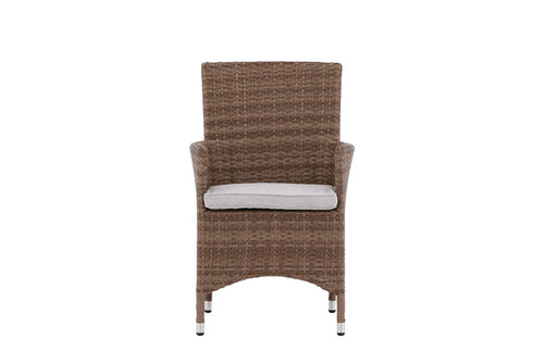 Rebellenclub Tuinstoel Malta - Set van 2 - Bruin