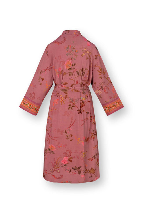 Pip Studio - Noa Kimono Dames - Bodhi Flower - Roze - XXL