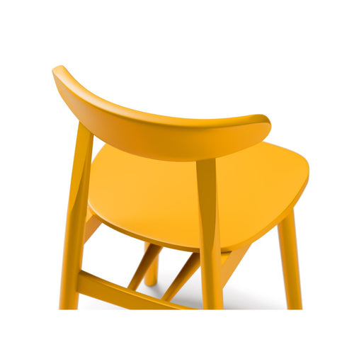 Set van 2 stoelen Elie hout geel - 42x47x80cm