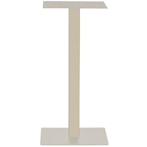 WOOOD vierkante bartafel poot  Bistro- Metaal - Dakagrau - 105x50x50 - vtwonen shop