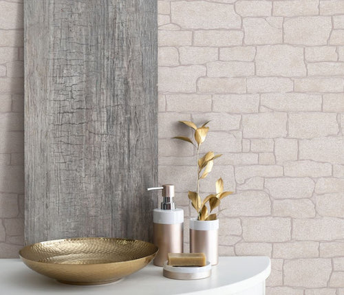 Erismann behang steen beige - 53 cm x 10.05 m - 661383 - vtwonen shop