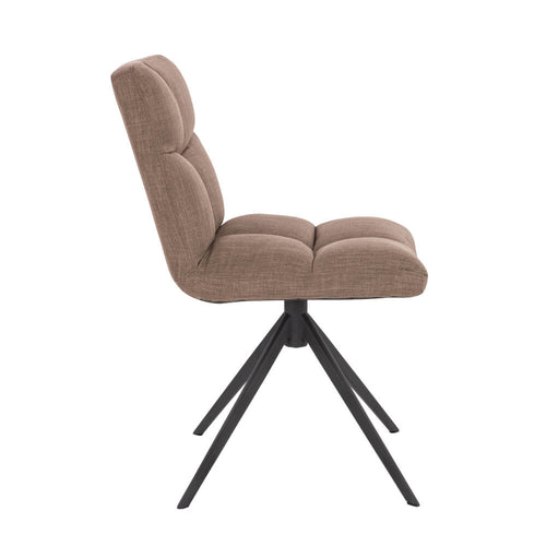 Home Deluxe eetkamerstoel NODA grijs/bruin Aantal: 8 - vtwonen shop