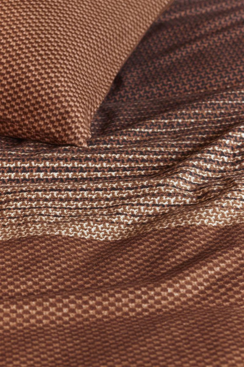Beddinghouse Demi dekbedovertrek - Tweepersoons - 200x200/220 cm - Steenrood