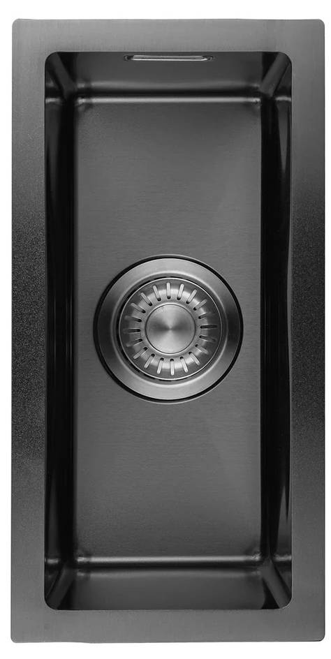 LOMAZOO spoelbak Belnem - RVS - gun metal - 24 cm