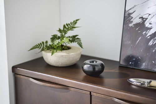 Yamazaki Keramische Luchtverfrisser Houder - Tower - Zwart - vtwonen shop