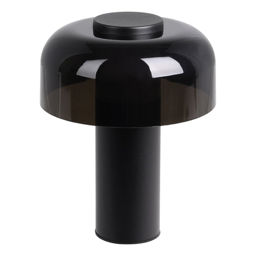 EGLO tafellamp Ponente - draadloos - led - 20 cm - zwart/smoke - vtwonen shop