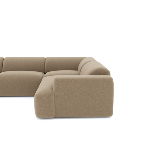 Sia Home - Panoramische bank, links MYRA - bouclé-stof mol 354cm
