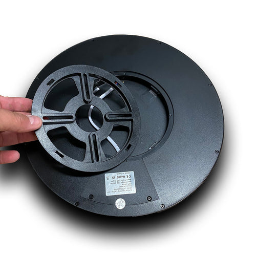 Highlight plafondlamp Piatto - 1 lichts - 44.5  x 2.5   cm - zwart - vtwonen shop