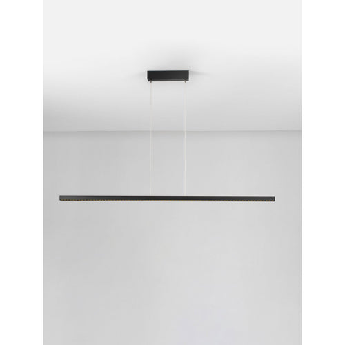 Nova Luce DEOS Hanglamp voor aan het plafond, Sandy Black Triac dimbare LED 25W 2255lm 3000K