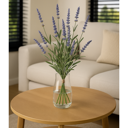 Flourify - Kunstplant - Lavendelbundel - 48 cm - Bundel van 4 - vtwonen shop