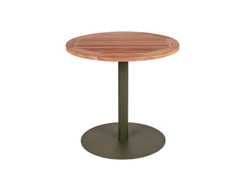 MaximaVida ronde tuintafel Java olijfgroen 80 cm- zware 49 kg uitvoering - vtwonen shop