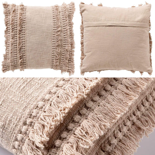 KUSSENSET - 3-delig - Desert Leaves - 45x45 cm, 30x50 cm - Inclusief binnenkussens - groen, beige, bruin