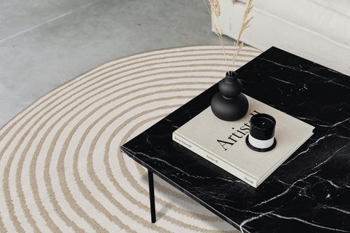 AFK Living vloerkleed Aeon - reliëfeffect - beige - 160 x 230 cm - vtwonen shop