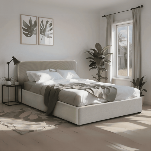 Calicosy - LIVY Opbergbed - Beige - 150x205x88 cm