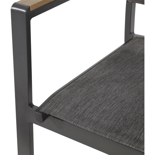 Lesli Living bistrostoel Arezzo - zwart - 57x62x87cm