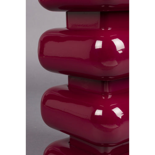 Dutchbone Stubby Bijzettafel Bordeauxrood - vtwonen shop