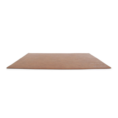 Bonbistro - Placemat 43x30cm lederlook bruin Layer - Set van 4