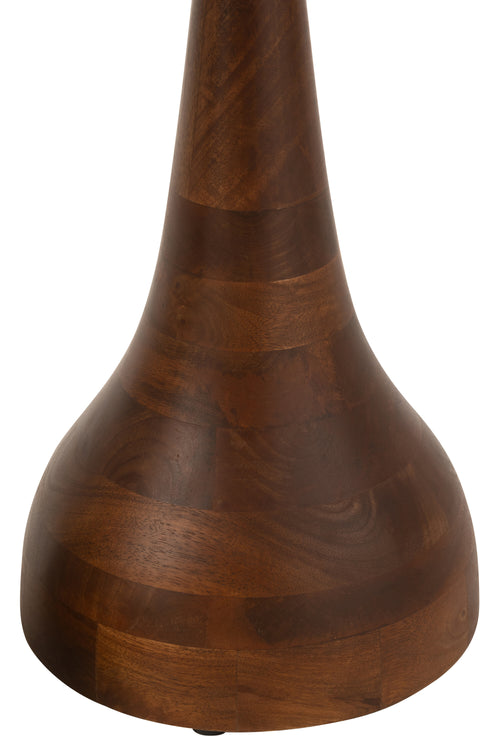 J-Line bijzettafel Paro - hout - bruin/zwart - 2 stuks - vtwonen shop