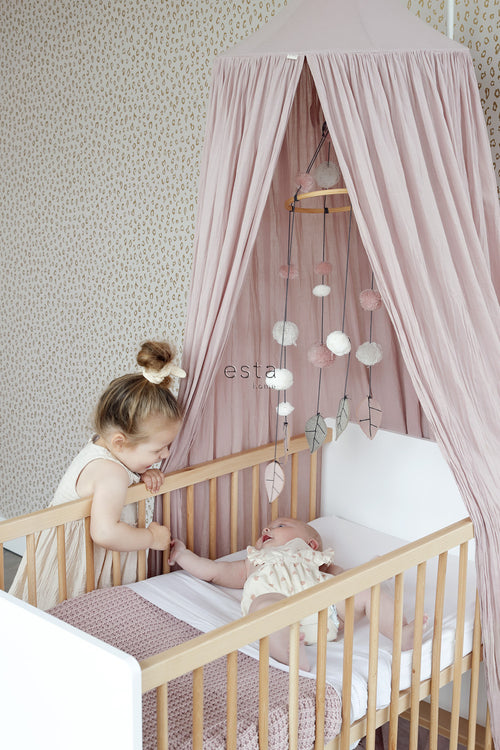 ESTAhome behang panterprint zacht roze en goud - 53 cm x 10.05 m - 139273