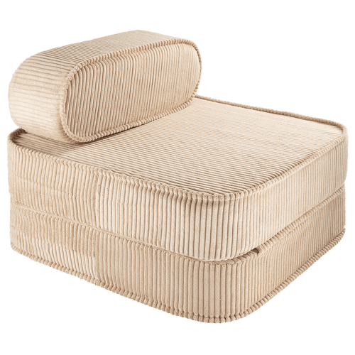 Wigiwama kinderfauteuil Flip Chair - bruin - ribfluweel - vtwonen shop