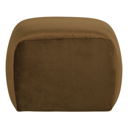 WOOOD poef Mojo Base - Velvet - Honinggeel - 45x84x64
