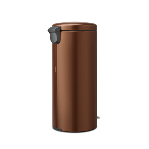 Brabantia NewIcon Pedaalemmer, 30 liter, kunststof binnenemmer - Warm Bronze