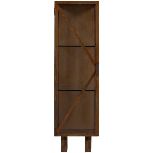 WOOOD kast 1-deurs Kella - Mango Hout - Bruin - 137x40x39 - vtwonen shop