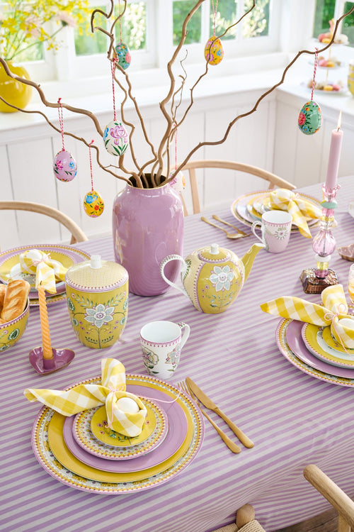 Pip Studio - Borden - Lily & Lotus - Moon Delight - Geel - 32 cm - Set van 2