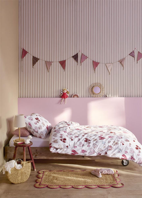 Beddinghouse Kids dekbedovertrek Sweethearts - 140x200 cm - multi