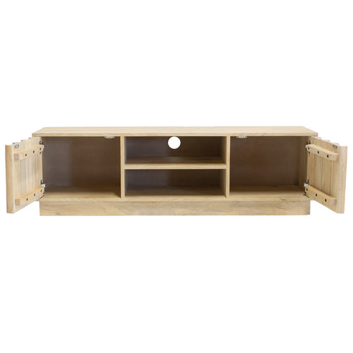 Giga Meubel Tv-meubel Nika - Mangohout - Naturel - 135x35x40cm - vtwonen shop