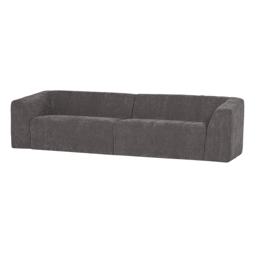WOOOD 4-zits bank Omaire - Chenille - Grijs