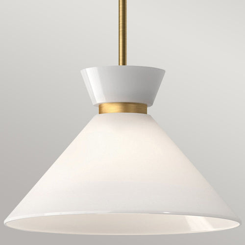 Kuppel-Pendelleuchte, modernes gebürstetes Gold, 1 x E27