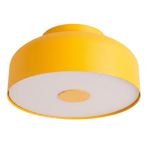 Sollux Lighting Plafondlamp OMIQ geel - 30x30x15cm