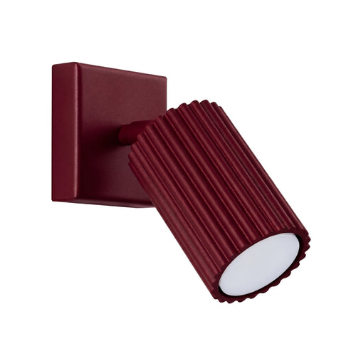 Sollux Lighting Wandlamp KARBON bordeaux - 8x16x16cm
