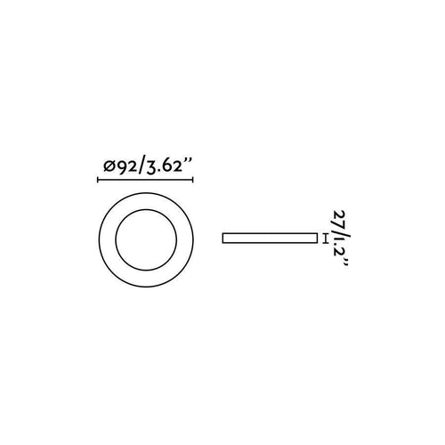 Faro Rad - 1 Licht Ronde kantelbare inbouwspot wit, GU10