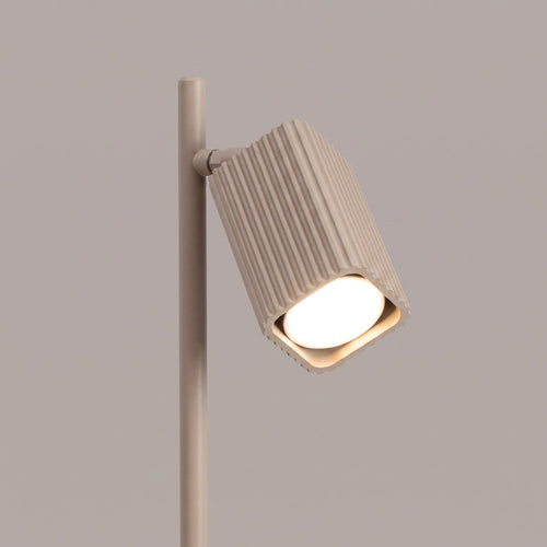 Sollux Lighting Tafellamp RAYO taupe - 14,5x14,5x43cm