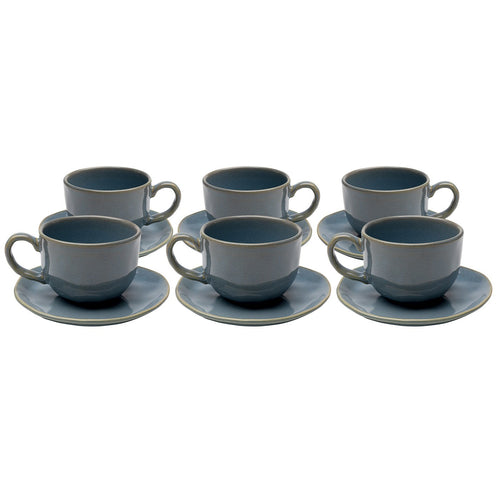 Kare Design Koffiekoppen Organic blauw (6/set)