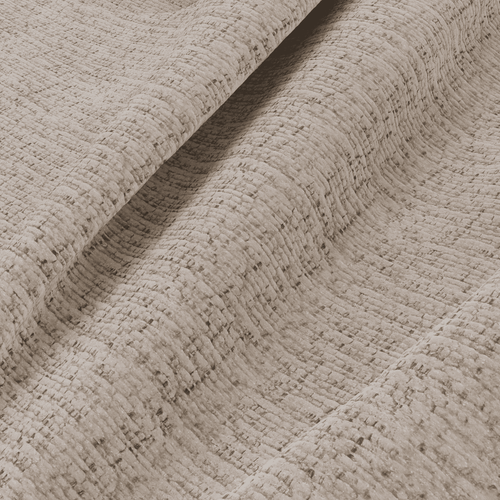 Premium Interiors - Rechthoekige hoekbank met snelle slaapfunctie COMO - weefsel met ruitpatroon, voelt zacht aan beige 300cm