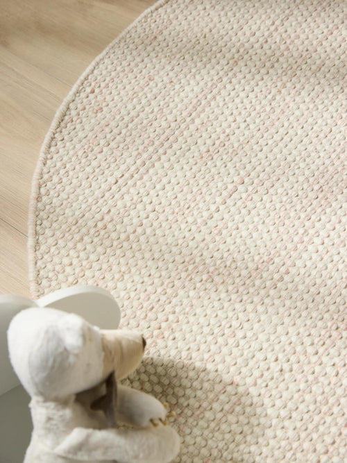 benuta kindervloerkleed Rocky - roze - ø 100 cm