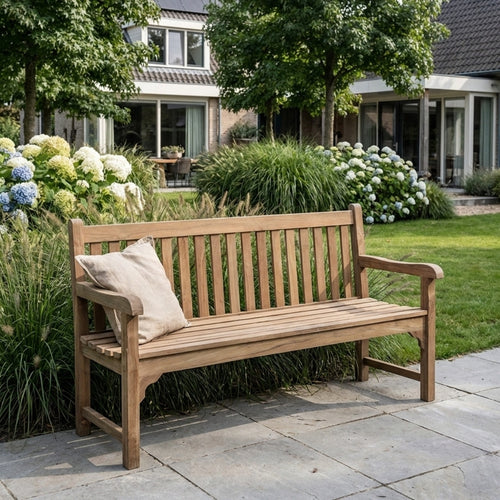 Giga Meubel Teakhouten Tuinbank Java - 3-Zits Buitenbank - 180cm