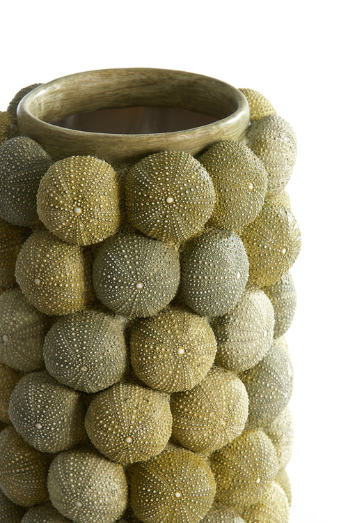 Light & Living vaas SEA URCHIN - Ø19x32.5cm - groen - vtwonen shop
