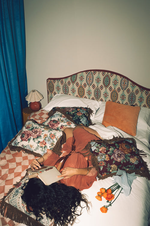 Gestoffeerd hoofdbord Suzanne in fluweel 150 cm - vtwonen shop