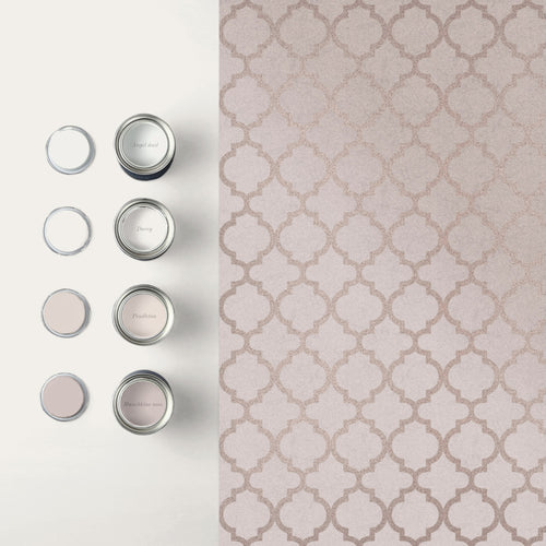 Graham & Brown Vliesbehang - Trelliage Bead Rose Gold - 10mx52cm - vtwonen shop