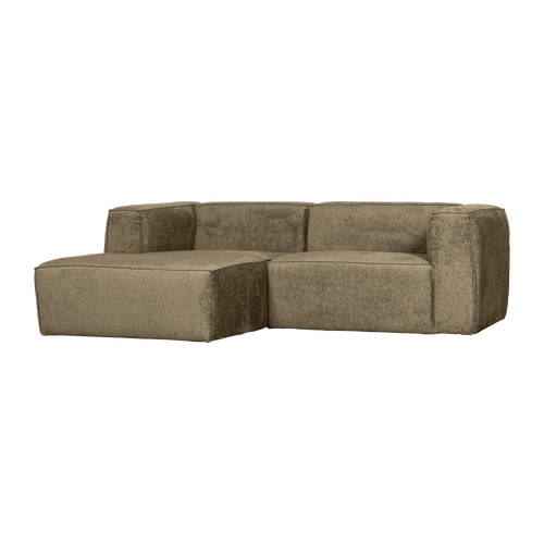WOOOD chaise longue bank links Bean - Structure Velvet - Spices - 73x254x178