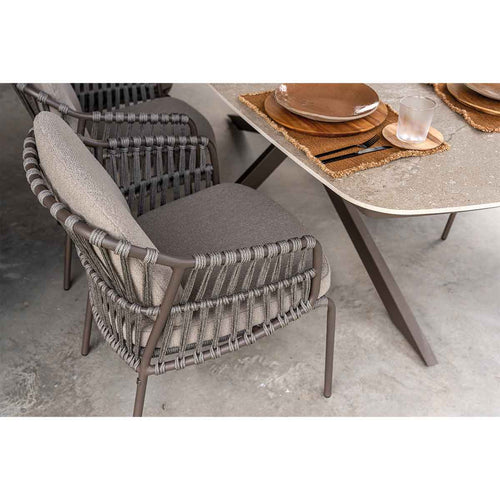 4 Seasons Capalbio tuinset - Arizona tuintafel 240x120 cm 7-delig - vtwonen shop