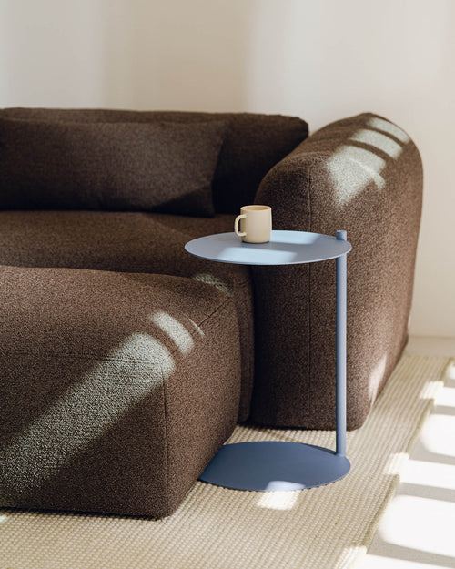 noo.ma Yaro Ottoman Clay Grey Mélange - voetenbank en extra zitplek, 99,5 x 70 x 40 cm